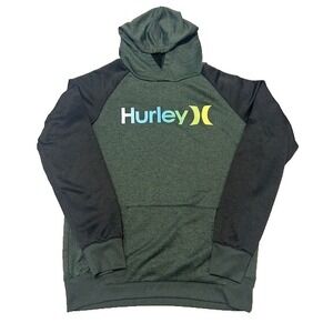 Hurley Kids Pullover Hoodie Shirt H20-Dri Colorblock Pockets‎ - Size XL (18-20)